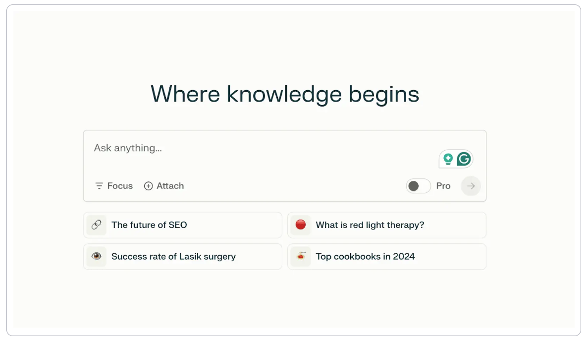 Using Perplexity for creating original SEO content